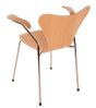 Arne Jacobsen Butterfly Series 7 dining chair beech