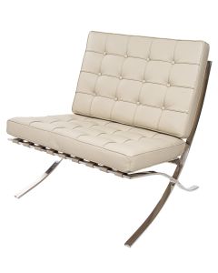 bluefurn lounge stoel | Rohe stijl Barcelona Pavillion