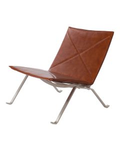 bluefurn lounge stoel | Poul Kjaerholm stijl PK22