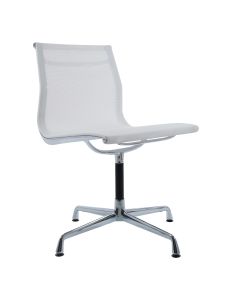 bluefurn krzesło konferencyjne mesh na suwakach bez podłokietnika | Eames styl EA105