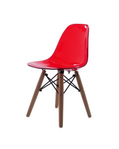 Eames style DSW | chaise pour enfants juniors transparent