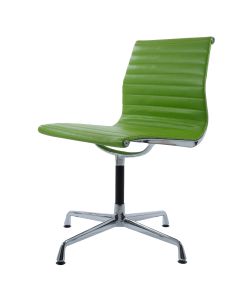 bluefurn krzesło konferencyjne Skórzana na suwakach bez podłokietnika | Eames styl EA105