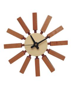 Nelson stil Block clock | veggur