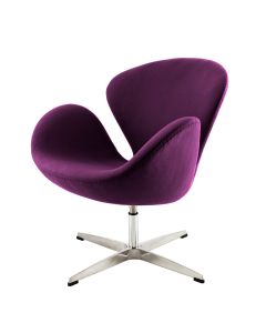 Jacobsen stijl Swan | lounge stoel