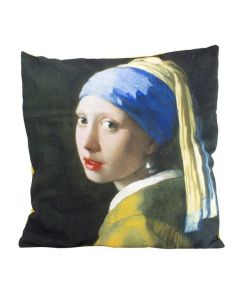 bluefurn kussenhoes exclusief vulling | Lanzfeld Vermeer-girl with the pearl veelkleurig