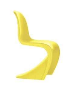 bluefurn cadeira de jantar lustroso | Panton estilo cadeira Panton amarelo