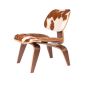bluefurn lounge chair pony-skin | Eames style LCW