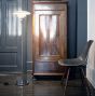 Henningsen stijl DPH 3/2 | vloerlamp klein Chroom glas wit