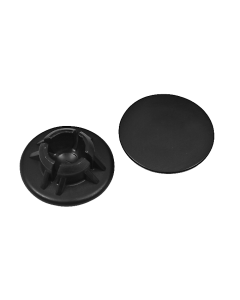 Eames style Rod base | Protecteurs de sol Plastique noir