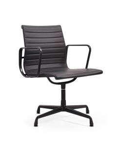 Eames stil EA108 | conference stol Sort skinnramme svart