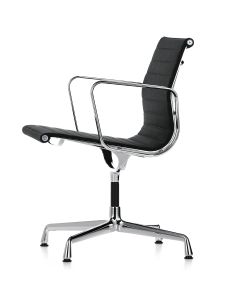 Eames styl EA108 | krzesło konferencyjne Hopsack czarny