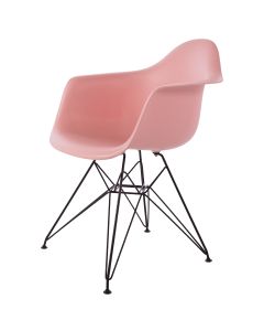 bluefurn eetkamerstoel Zwart frame | Eames stijl DAR