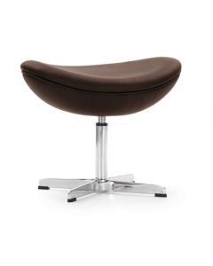 Jacobsen estilo Egg assento | escabelo Couro
