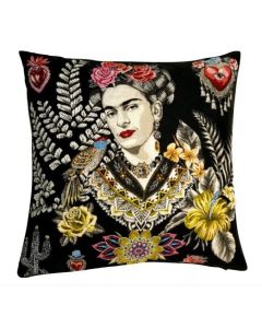 Emmanuel création Frida Khalo-noir | fundas de colchón multicolor