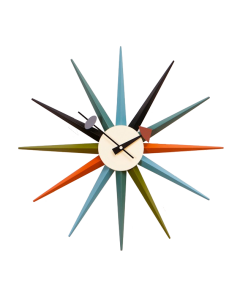 Nelson style Starburst clock | wall clock multicolor