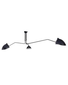 Serge Mouille Contemporary | pingente 3-pobre preto