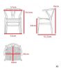 bluefurn silla de comedor | Wegner estilo Y-silla