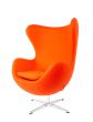 bluefurn lounge stoel Kasjmier | Jacobsen stijl Egg stoel