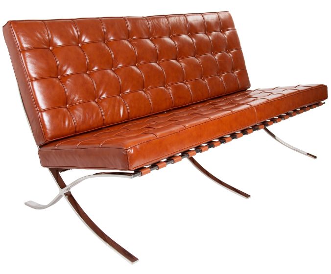 bluefurn 2 zits bank 2 seat sofa | Rohe stijl Barcelona Pavillion
