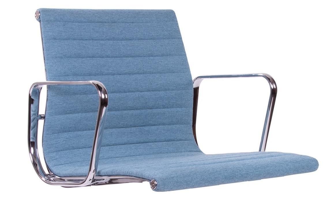 Eames conference chair EA108 hopsack light blue