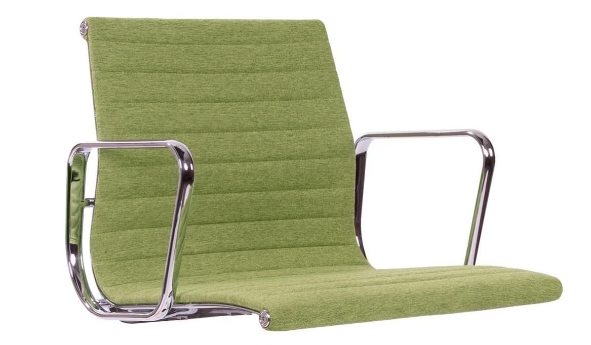 Eames conference chair EA108 hopsack light green