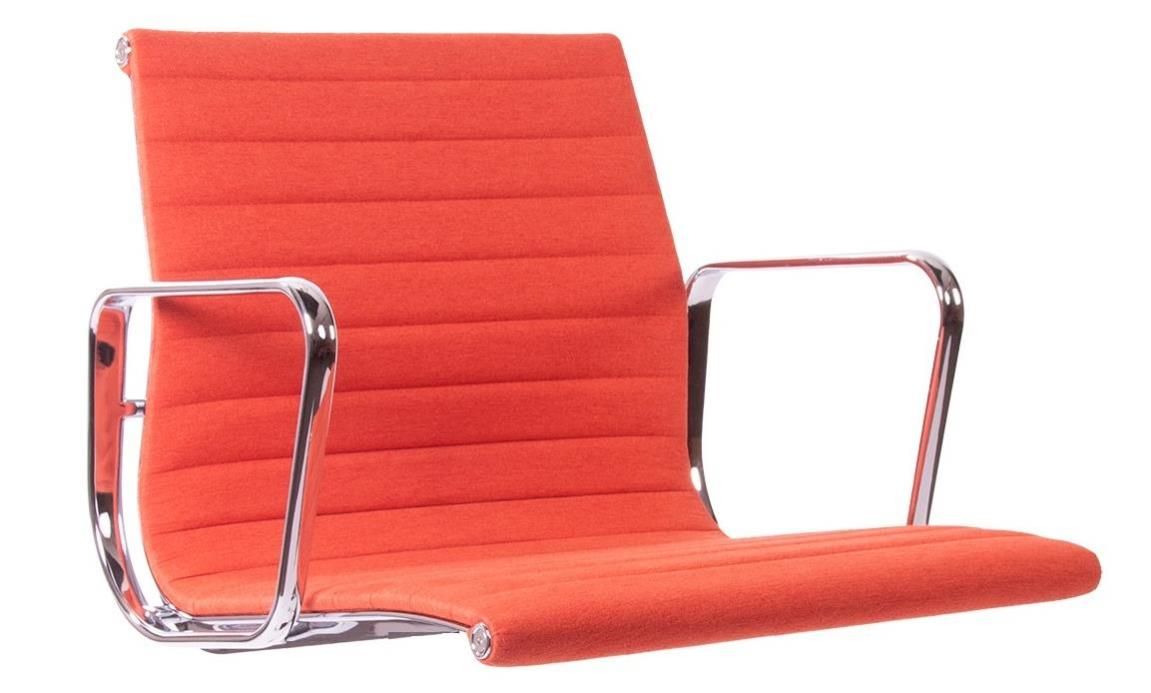 Eames conference chair EA108 hopsack orange