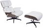bluefurn fåtölj med Hocker XL | Eames stil EA670