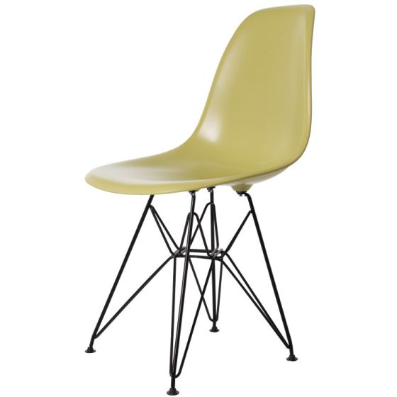 bluefurn chaise de salle à manger cadre noir | Eames style DSR