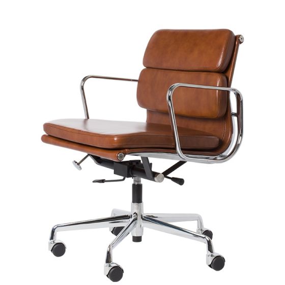 bluefurn bureaustoel Leder | Eames stijl EA217