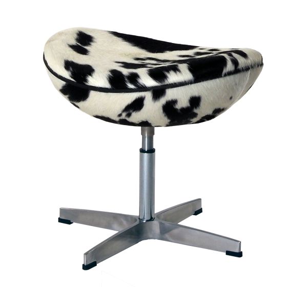 bluefurn sgabello | Jacobsen stile Egg chair nero bianco