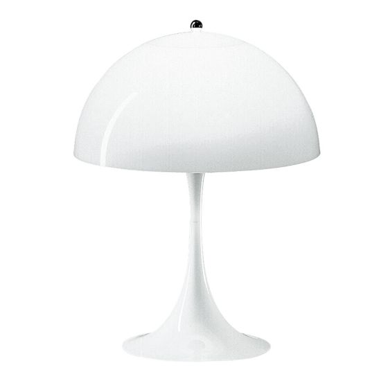 bluefurn lampada da tavolo | Panton stile Panton Hella bianca