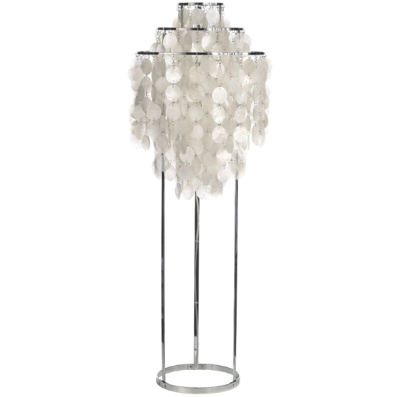 Panton estilo Shell style lamp | Lámpara de pie de perla