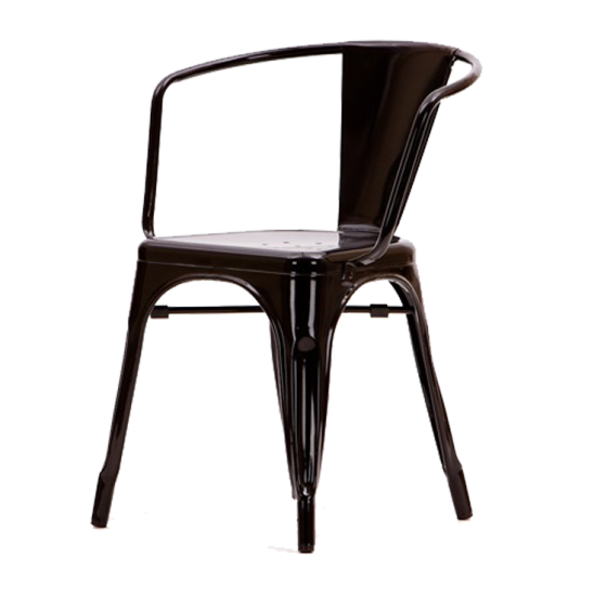 Pauchard styl Krzesło ogrodowe w stylu Tolix | jadalnia krzesło