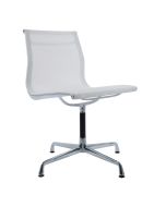 bluefurn Silla de conferencia mesh de reunión de cuero con función deslizable sin apoyabrazos | Eames estilo EA105