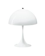 Panton stile Panton Hella | lampada da tavolo bianca