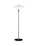 Henningsen stijl DPH 3/2 | vloerlamp large Chroom glas wit