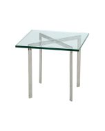 Rohe stil Barcelona Pavillion | side tabell 50cm transparant