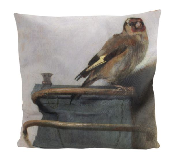 bluefurn cushion cover excluding filling | Lanzfeld Fabritius-the Goldfinch multicolor