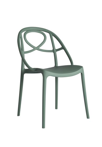 bluefurn spisebordsstol uden armlæn | Green Srl Etoile