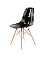 bluefurn jadalnia krzesło Włókno szklane | Eames styl DS wood