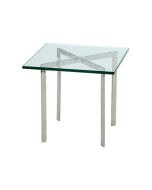 bluefurn tavolino 50 centimetri | Rohe stile Barcelona Pavillion trasparente
