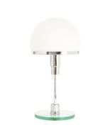 bluefurn lampada da tavolo | Wagenfeld stile WG24 bianca