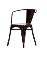 Pauchard stil Udendørsstol i Tolix stil | spisebordsstol