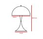 Panton style Panton Hella | table light white