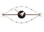 bluefurn Wanduhr | Nelson Stil Eye clock Mehrfarbig
