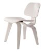 Eames stile DCW | Sedia da pranzo bianca