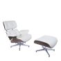 bluefurn fåtölj med Hocker XL | Eames stil EA670