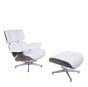 bluefurn fåtölj med Hocker XL | Eames stil EA670