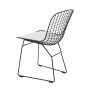 bluefurn Sedia da pranzo Base nera | Harry Bertoia stile Bertoia