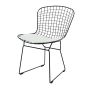 bluefurn Sedia da pranzo Base nera | Harry Bertoia stile Bertoia